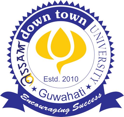 Assam Down Town University Logo